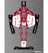 Adesivo F1 Alfa Romeo Edition - Robot tagliaerba Mammotion LUBA 2 - Idgrafix