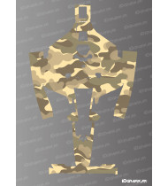 Aufkleber „Camo Edition“ (Sand) – Roboter-Rasenmäher Mammotion LUBA 2