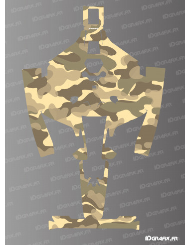 Adesivo Camo Edition (Sabbia) - Robot tagliaerba Mammotion LUBA 2