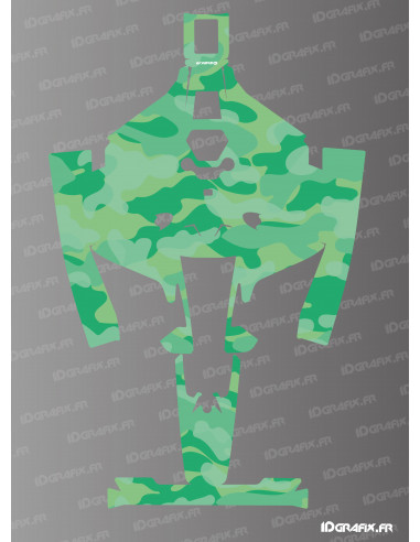 Sticker Camo Edition (Vert) - Robot de tonte Mammotion LUBA 2