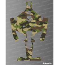 Pegatina Camo Army Edition (Verde) - Robot cortacésped Mammotion LUBA 2 - Idgrafix