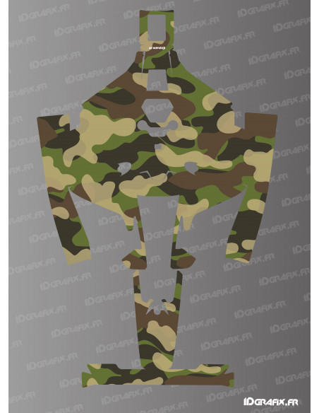 Pegatina Camo Army Edition (Verde) - Robot cortacésped Mammotion LUBA 2 - Idgrafix