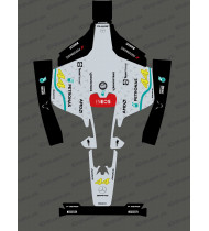 Pegatina Mercedes F1 Edición 2022 - Robot cortacésped Mammotion LUBA 2 - Idgrafix