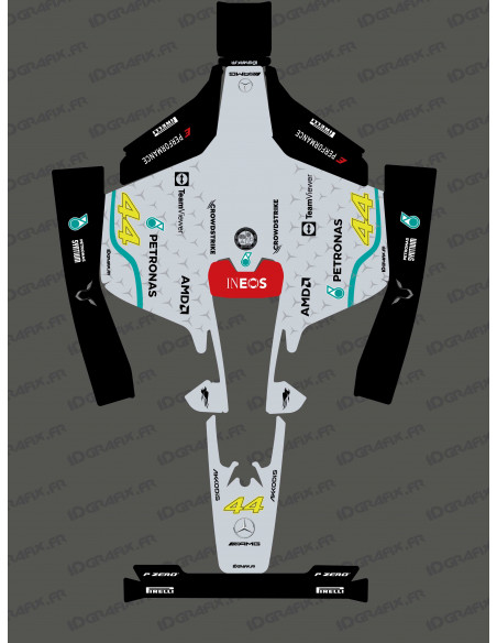 Adesivo F1 Mercedes 2022 Edition - Robot tagliaerba Mammotion LUBA 2 - Idgrafix Adesivo F1 Mercedes 2022 Edition - Robot tagliaerba Mammotion LUBA 2 - Idgrafix