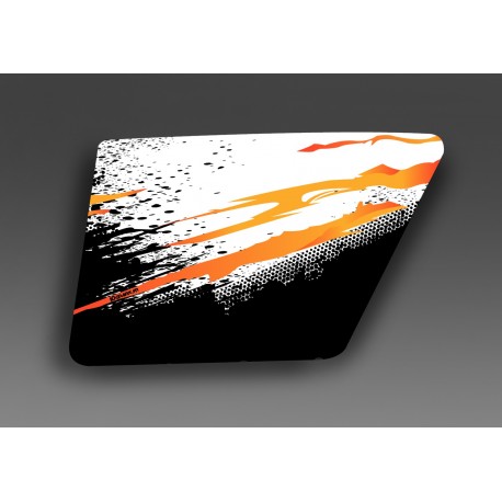 Kit de decoración de Puerta color Naranja XRW Normal - IDgrafix - Polaris RZR 800