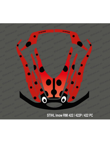 Ladybug Sticker - Stihl Imow 422 robotic mower - Idgrafix