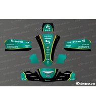 F1 Aston Martin Edition Grafikkit für Karting Mini/Cadet MK 20 – Idgrafix