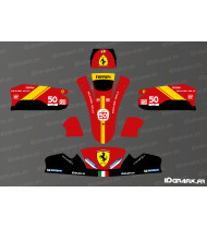 Ferrari Le Mans Edition-Grafikkit für Karting Mini/Cadet MK 20