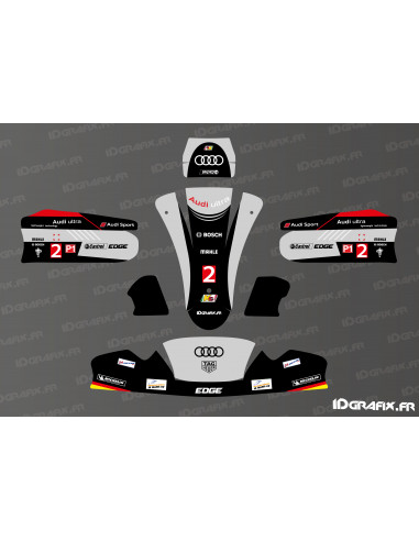 Kit gráfico Audi Le Mans Edition para Karting Mini/Cadet MK 20 - Idgrafix