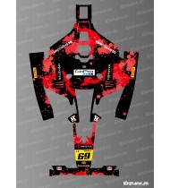 Adesivo Monster Edition (Rosso) - Robot tagliaerba Mammotion LUBA 2 - Idgrafix