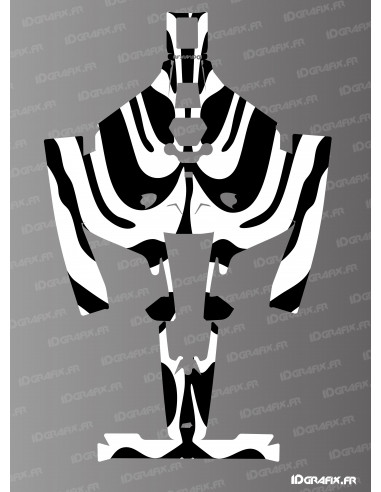 Sticker Zebre - Robot de tonte Mammotion LUBA 2 -  Idgrafix