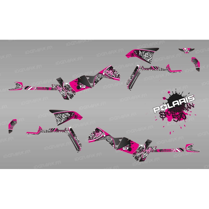 Kit décoration Tag Series (Rose) Light - IDgrafix - Polaris 570 Sportsman -idgrafix