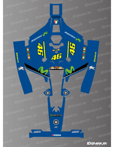 Aufkleber Rossi Moto GP Edition - Mammotion LUBA 2 Mähroboter - Idgrafix