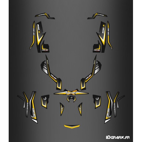 Kit de decoración de X-Limitada Amarillo - IDgrafix - Can Am Outlander (G1)