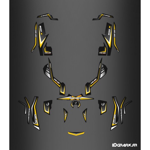 Kit-decoration X-Limited Yellow - IDgrafix - Can Am Outlander (G1) - IDgrafix