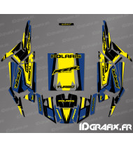Kit de decoración Straight Edition (Azul/Amarillo) - IDgrafix - Polaris RZR 1000 Turbo - Idgrafix