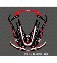 Sticker Haas F1 Edition - Stihl Imow 422 robotic mower - Idgrafix