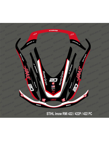 Adesivo Haas F1 Edition - Tosaerba robotizzato Stihl Imow 422 - Idgrafix