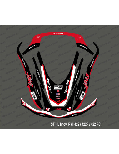 Aufkleber Haas F1 Edition - Stihl Imow 422 Robotermäher - Idgrafix