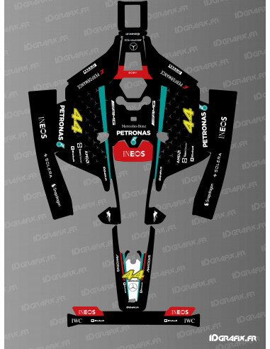 Adhesiu F1 Mercedes Edició 2024 - Robot tallagespa Mammotion LUBA 2 - Idgrafix