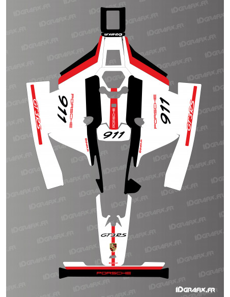 Sticker Porsche 911 GT3 RS Edition - Robot de tonte Mammotion LUBA 2 -  Idgrafix Sticker Porsche 911 GT3 RS Edition - Robot de tonte Mammotion LUBA 2 -  Idgrafix