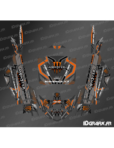 Feature Edition-Dekorationsset (Orange) – Idgrafix – Can Am Maverick X3 – Idgrafix