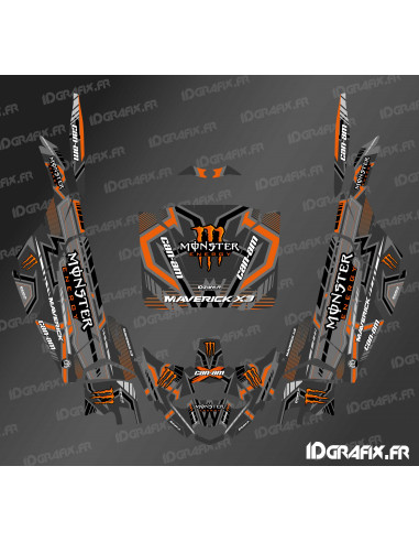 Kit décoration Feature Edition (Orange) - Idgrafix - Can Am Maverick X3 -  Idgrafix