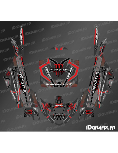 Kit di decorazioni Feature Edition (rosso) - Idgrafix - Can Am Maverick X3 - Idgrafix