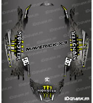 Kit décoration DC Series (Vert Lime)- Idgrafix - Can Am Maverick X3 -  Idgrafix