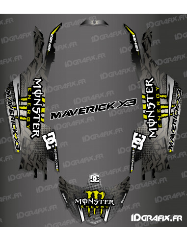 Kit décoration DC Series (Vert Lime)- Idgrafix - Can Am Maverick X3 -  Idgrafix