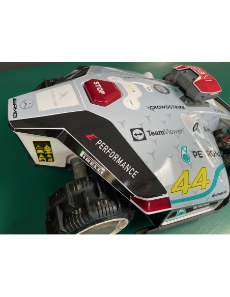 Pegatina Mercedes F1 Edición 2022 - Robot cortacésped Mammotion LUBA 2 - Idgrafix