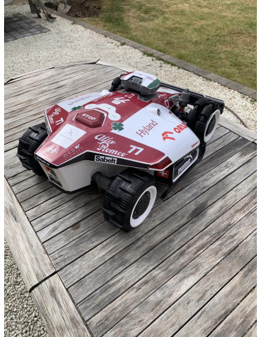 Pegatina F1 Alfa Romeo Edition - Robot cortacésped Mammotion LUBA 2 - Idgrafix