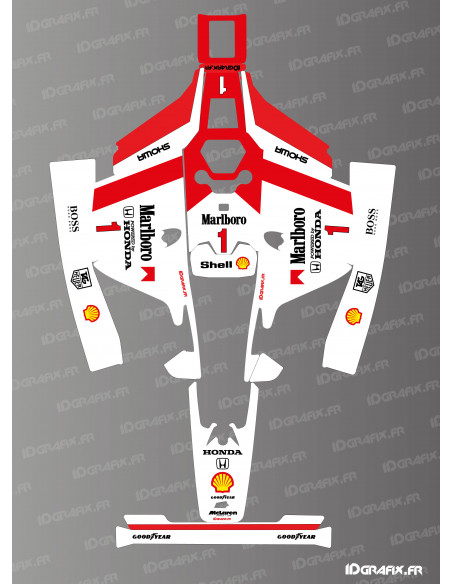 Marlboro Vintage 80er Edition Aufkleber - Mammotion LUBA 2 Rasenmäherroboter - Idgrafix Marlboro Vintage 80er Edition Aufkleber - Mammotion LUBA 2 Rasenmäherroboter - Idgrafix