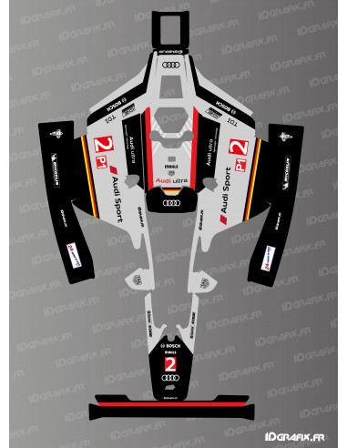 Pegatina Audi Le Mans Edition - Robot cortacésped Mammotion LUBA 2 - Idgrafix