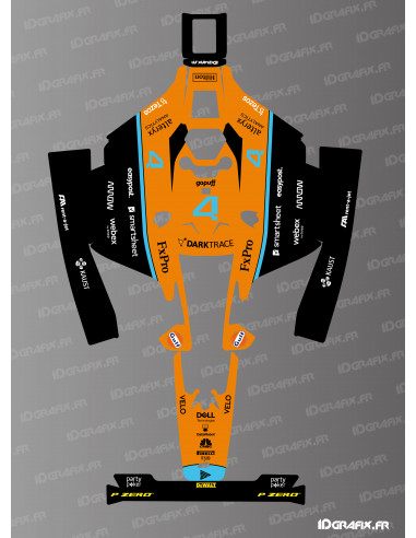 Adesivo F1 Mc Laren Edition - Robot falciante Mammotion LUBA 2