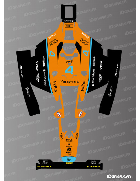 Sticker F1 Mc Laren Edition - Mammotion LUBA 2 mowing robot - Idgrafix Sticker F1 Mc Laren Edition - Mammotion LUBA 2 mowing robot - Idgrafix