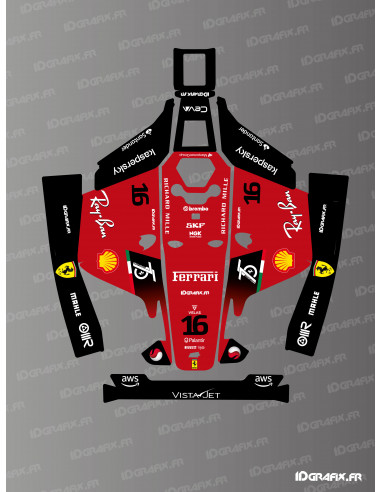 Sticker F1 Ferrari Edition - Robot de tonte Mammotion LUBA 1 -  Idgrafix