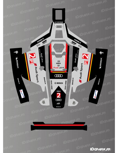 Audi Le Mans Edition Aufkleber – Mammotion LUBA 1 Mähroboter – Idgrafix