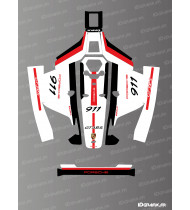 Porsche GT3 Edition sticker - Mammotion LUBA 1 mowing robot - Idgrafix