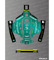 F1 Aston Martin Edition Sticker - Mammotion LUBA 1 Lawnmower Robot - Idgrafix