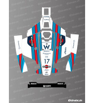 F1 Martini Edition Sticker - Mammotion LUBA 1 Lawnmower Robot - Idgrafix