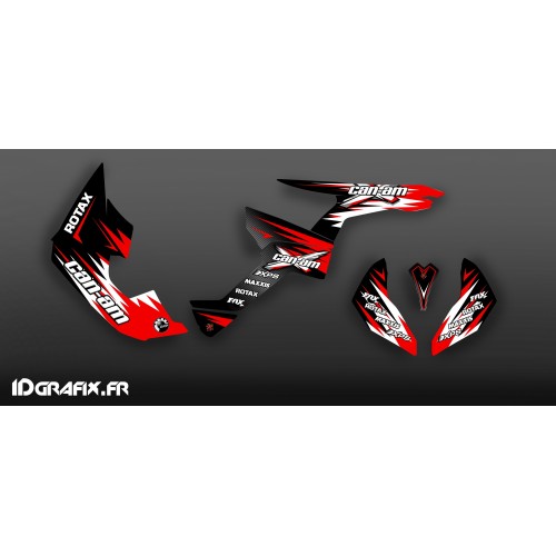 Kit decoration Race Red Series Medium - IDgrafix - Can Am Renegade - IDgrafix