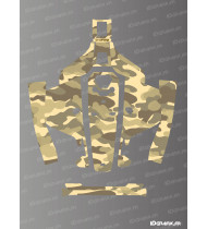 Adesivo Camo Edition (Sabbia) - Robot tagliaerba Mammotion LUBA 1 - Idgrafix