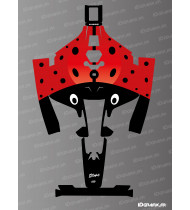 Aufkleber Coccinelle Edition - Mammotion LUBA 2 Mähroboter - Idgrafix