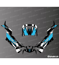 Kit décoration Factory Edition (Bleu) - Idgrafix - Can Am Maverick X3 R -  Idgrafix
