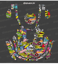 Edición Sticker BOMB - Robot cortacésped KRESS RTK - Serie KR - Idgrafix