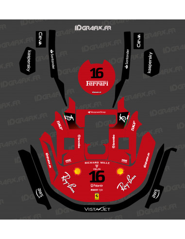 Aufkleber Scuderia F1 Edition - KRESS RTK Mähroboter - KR Serie - Idgrafix