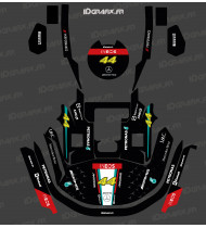 Sticker Mercedes 2024 F1 Edition - KRESS RTK mowing robot - KR series - Idgrafix