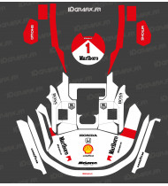 Mc Laren Vintage Edition Aufkleber – KRESS RTK Mähroboter – KR-Serie – Idgrafix