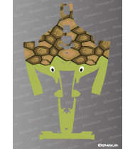 Adesivo Turtle Edition - Robot tagliaerba Mammotion LUBA 2 - Idgrafix